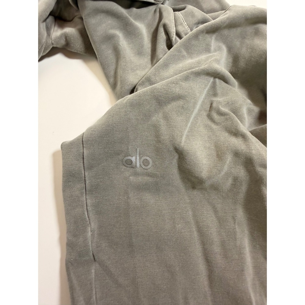 Alo Yoga Cargo Jogger Pants Women Small Gray Excellent Washed Utility Sweatpants - Picture 8 of 9